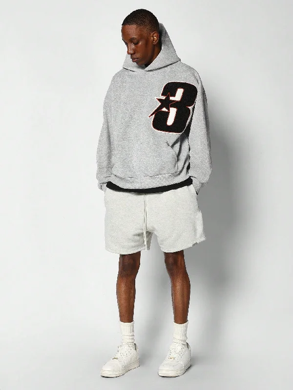Best Seller Regular Fit Overhead Hoodie With Applique Embroidery