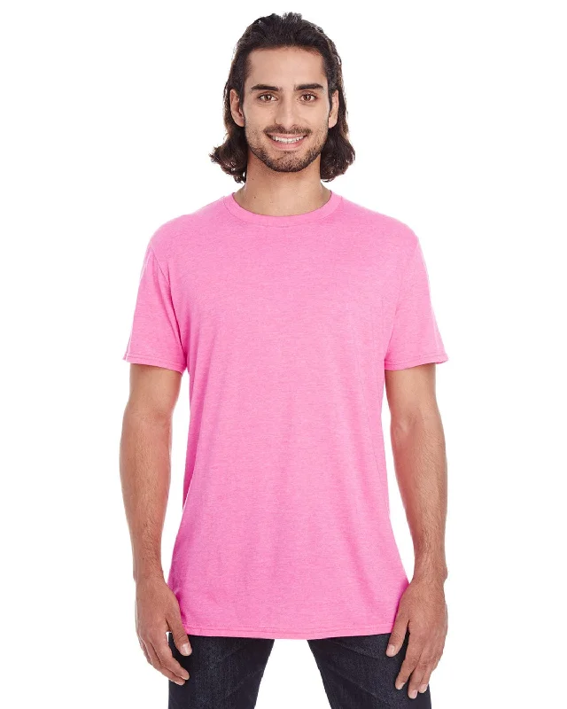 Unbeatable Deal Anvil Fashion Fit T-Shirt | Heather Hot Pink