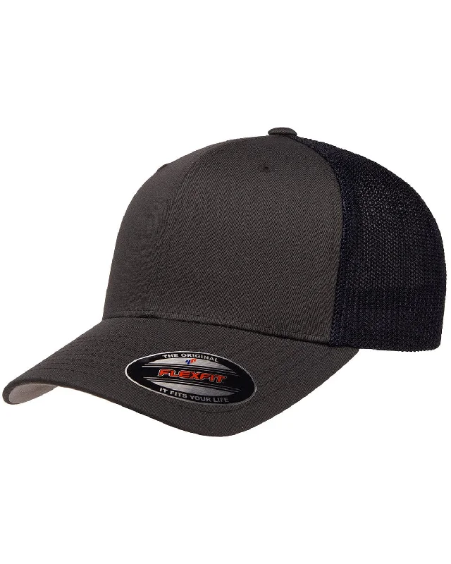 Weekend Deals That Dazzle Yupoong Flexfit 6-Panel Trucker Cap | Charcoal/ Navy