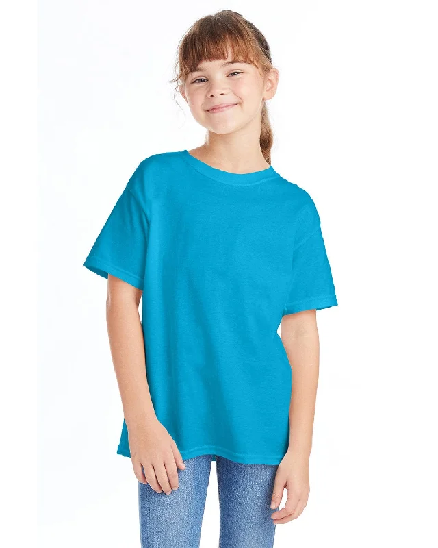 Best Seller Hanes Youth ComfortSoft T-Shirt | Teal
