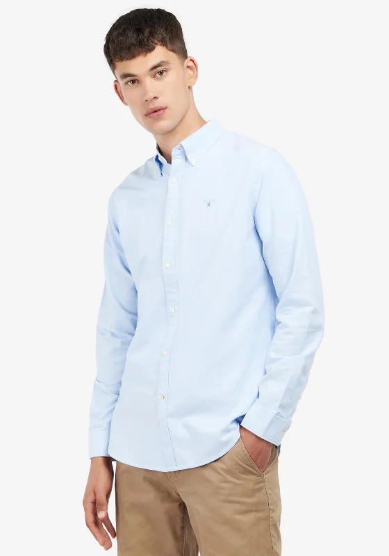 Lowest Rates Barbour Men’s Oxtown Tailored Shirt, Sky