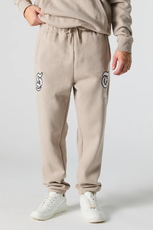 Year-End Sale Pleasure & Pain Embroidered Fleece Jogger