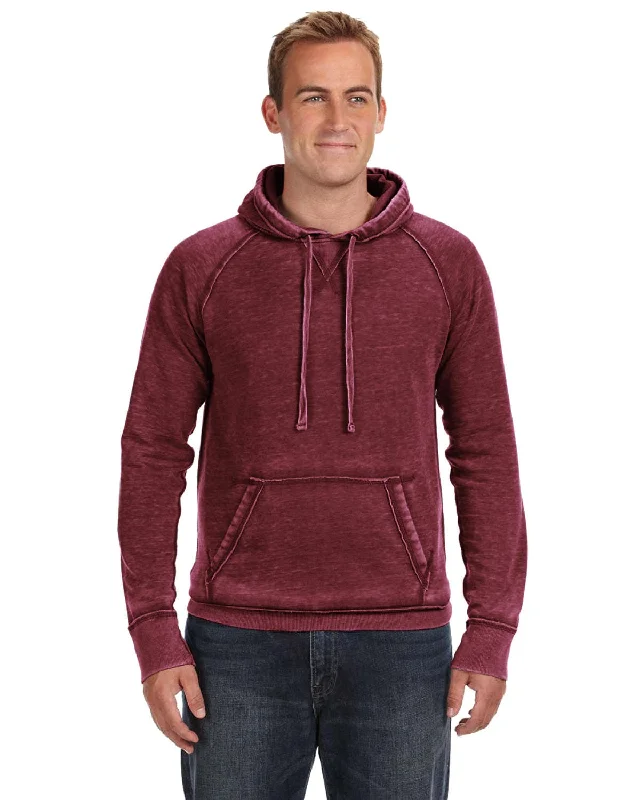 Grand Opening Sale J America Vintage Zen Fleece Pullover Hood | Twisted Bordeaux