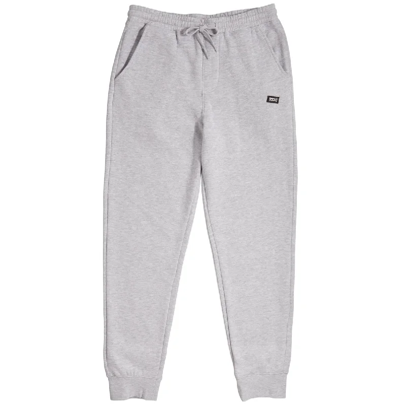 Overstock Sale CCS Logo Rubber Patch Sweat Pants - Heather Grey