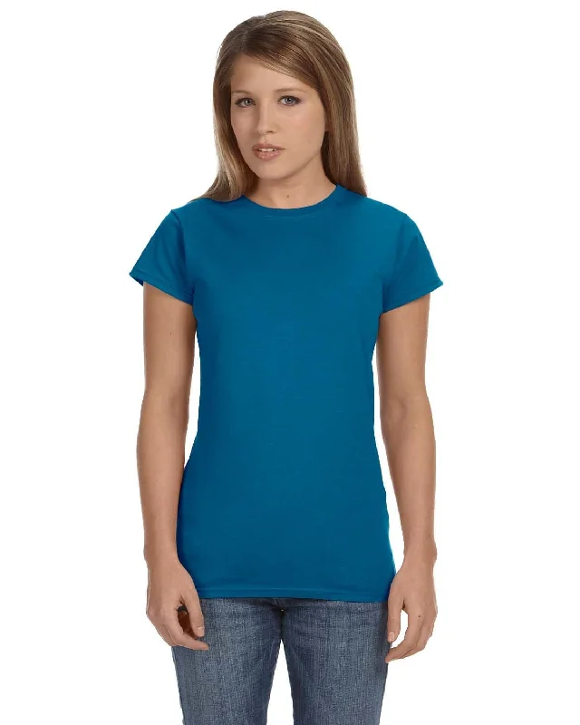 Super Savings Gildan Ladies SoftStyle T-Shirt | Antque Sapphire