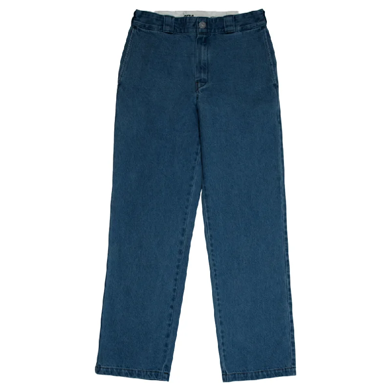 Today's Deal Dickies - 874 Original Relaxed Fit Denim Jeans Rinsed Indigo