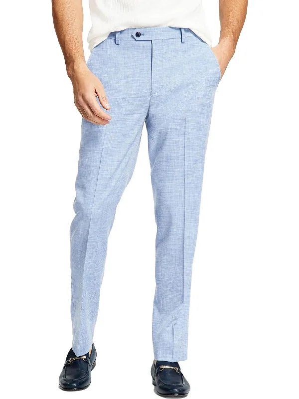 Crazy Deals Mens Slim Fit Straight Leg Suit Pants