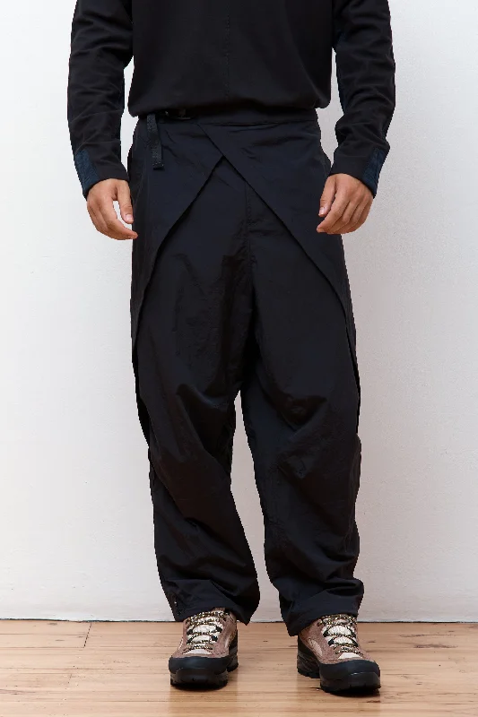 Deal Mania Veg Dyed Hakama Track Pants Black