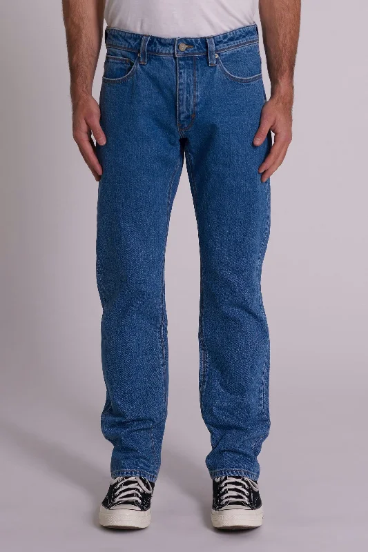 Super Savings Abrand Mens A3 Straight Royal Jean Mid Vintage Indigo