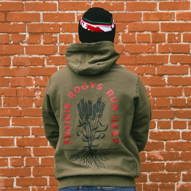 Midnight Sale Prairie Roots Hoody - Olive