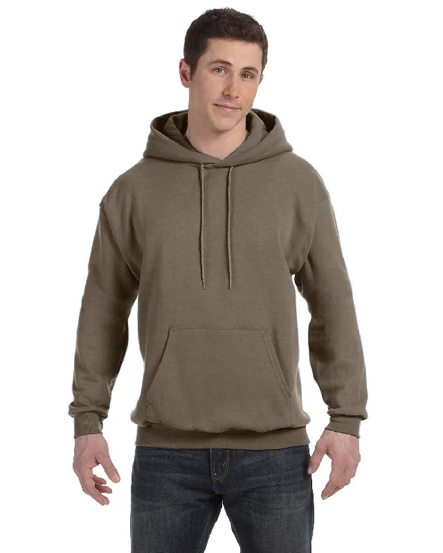Discount Days Hanes 50/50 Hoodie Sweatshirt | Army Brown