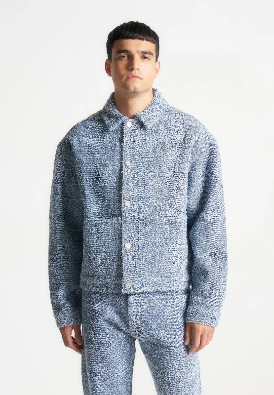 Weekend Savings Bonanza Boucle Carpenter Jacket - Blue