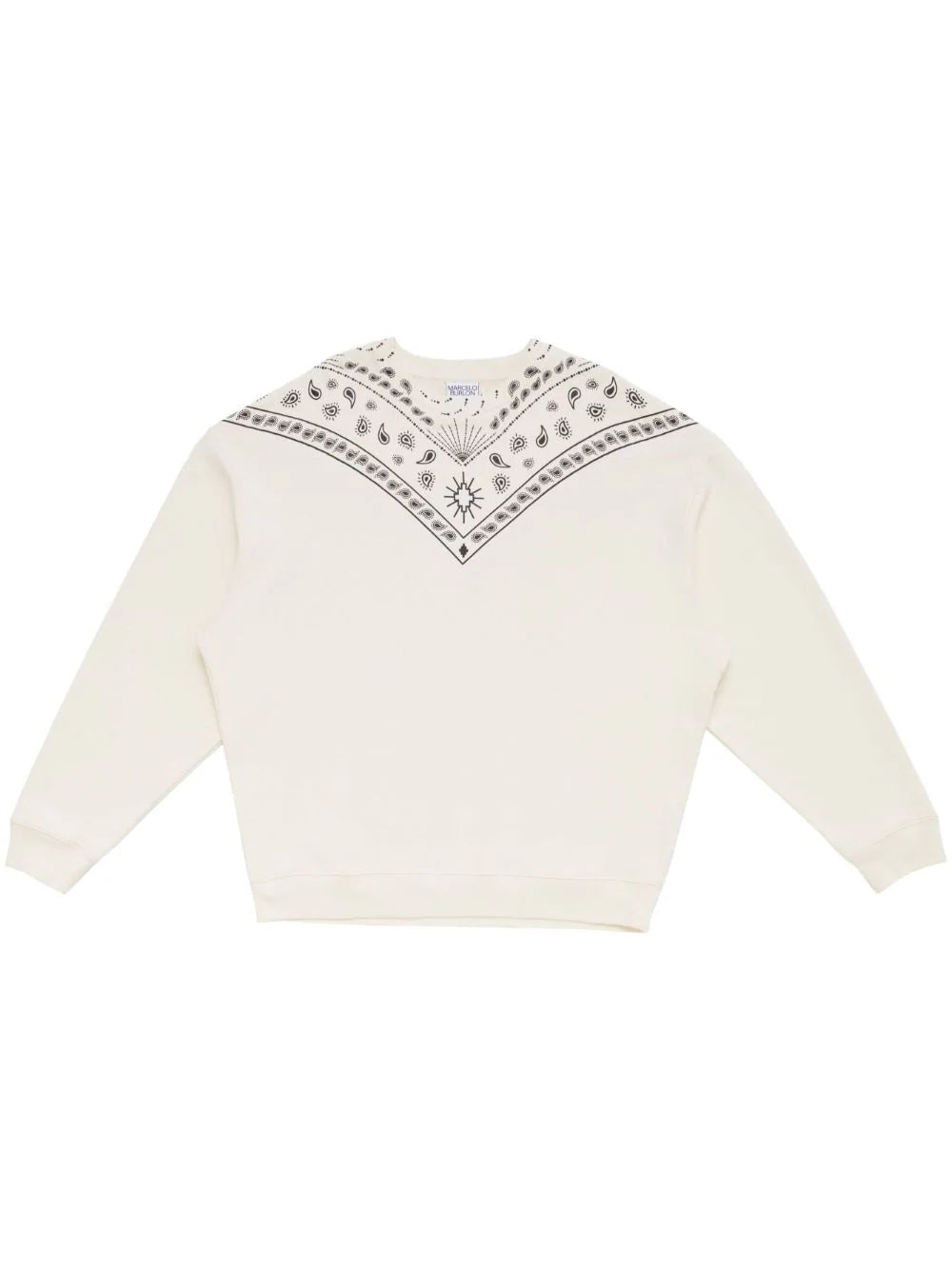 Clearance Event Bandana-Print Cotton Sweatshirt