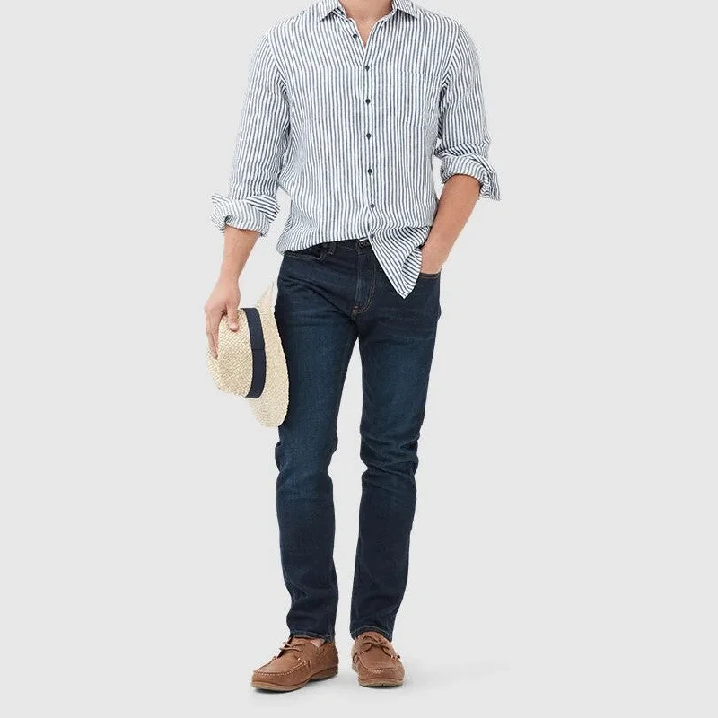 Best Seller Rodd & Gunn - Sutton Straight Italian Denim - Dark Blue