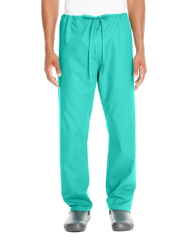 Don't Wait Harriton Adult Scrub Bottom | Aqua Green