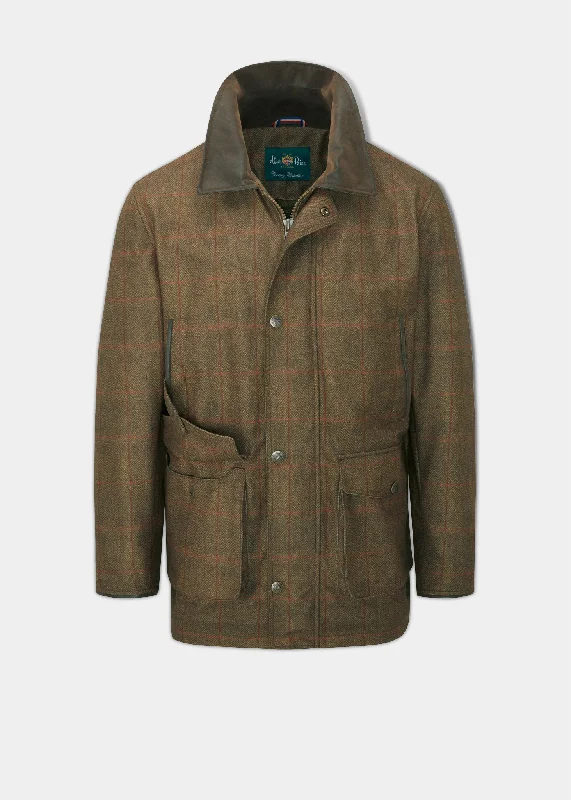 Warehouse Sale Didsmere Men's Technical Tweed Coat In Oak - Regular Fit