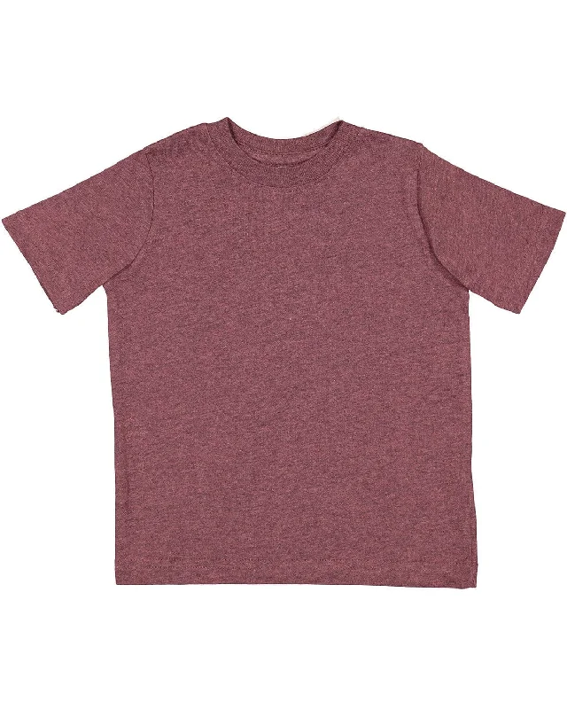 Weekend Savings Spectacular Rabbit Skins Toddler Fine Jersey T-Shirt | Sangria Blackout