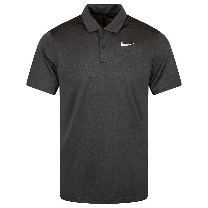 Don't Delay Dri-FIT Victory+ Heather Polo Black - SU24
