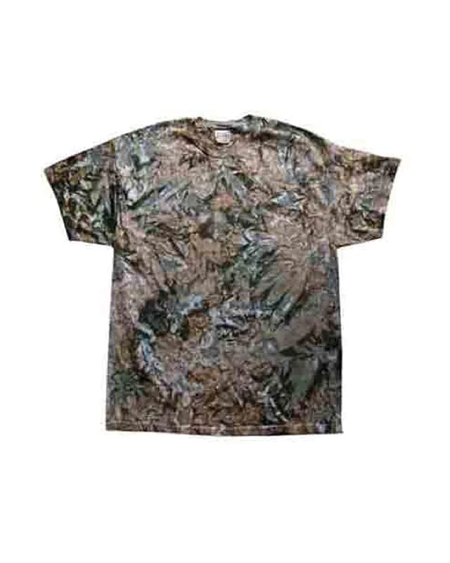 New Markdowns Tie-Dye 100% Cotton Tie-Dyed T-Shirt | Camo