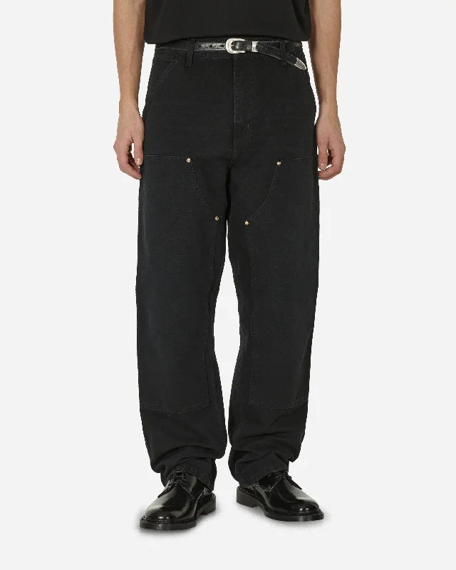 Price Rollback Double Knee Pants Black