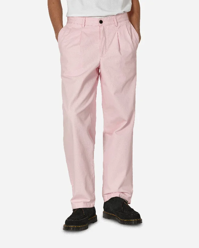 Mega Sale Twill Double-Pleat Pants Pink