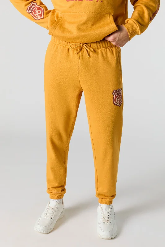 Price Rollback Route 66 Graphic Fleece Jogger