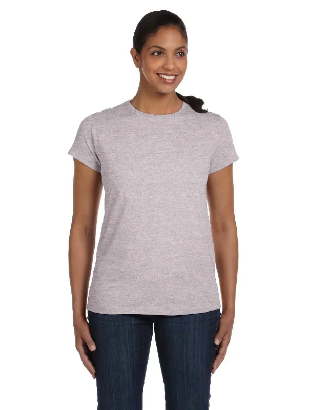 Bonus Savings Hanes Ladies ComfortSoft Cotton T-Shirt | Light Steel