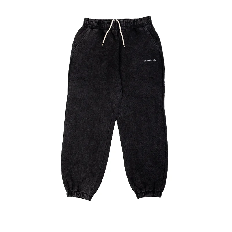 Limited Availability amongst few - Toddler Text Joggers (Washed Black)