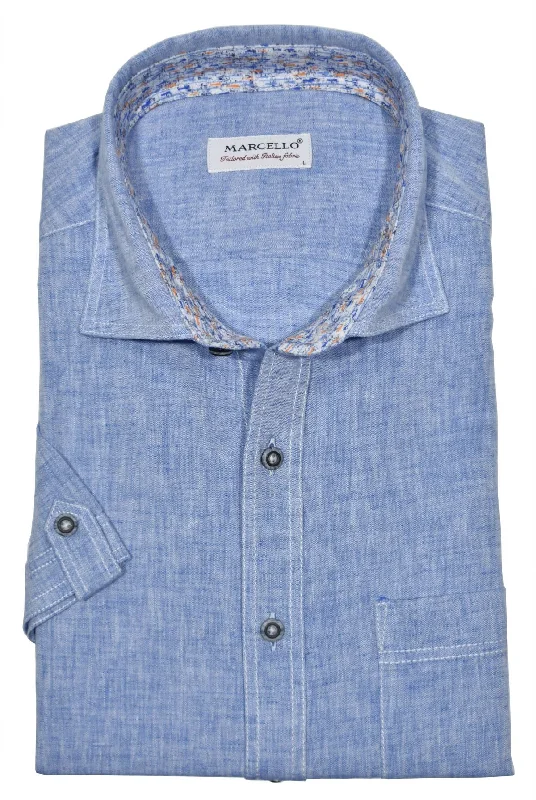Bargain Prices W835 Denim Cotton Linen