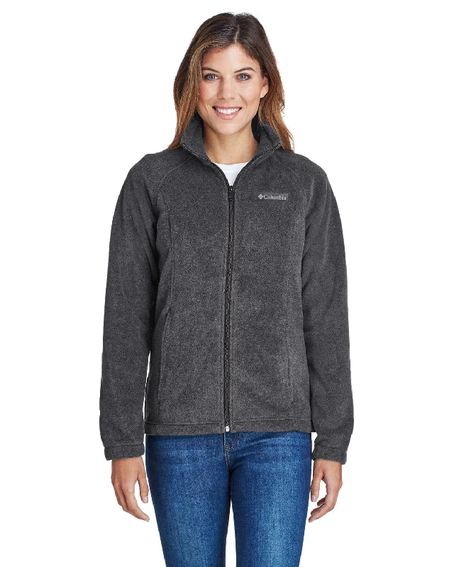 Limited Edition Columbia Ladies Benton Springs Full-Zip Fleece | Charcoal Hthr