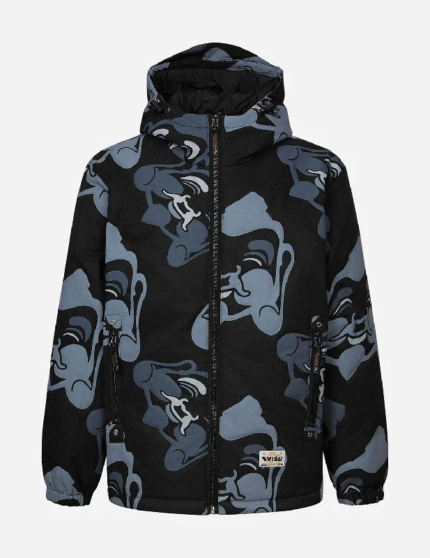 Mega Sale Allover Godhead Print Loose Fit Quilting Jacket
