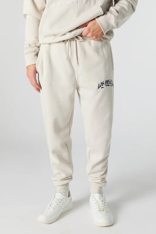 Limited Availability Los Angeles Embroidered Fleece Jogger