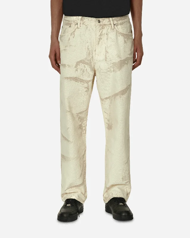 Clearance Sale Big OL' Distressed Canvas Jeans Khaki