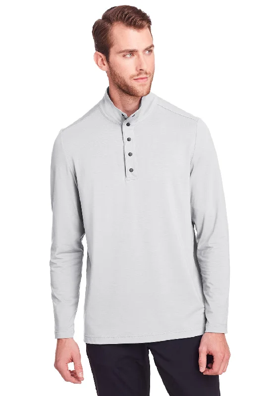 Weekend Savings Extravaganza North End Mens Jaq Performance Moisture Wicking Long Sleeve Polo Shirt - Platinum Grey Weekend Savings Extravaganza North End Mens Jaq Performance Moisture Wicking Long Sleeve Polo Shirt - Platinum Grey