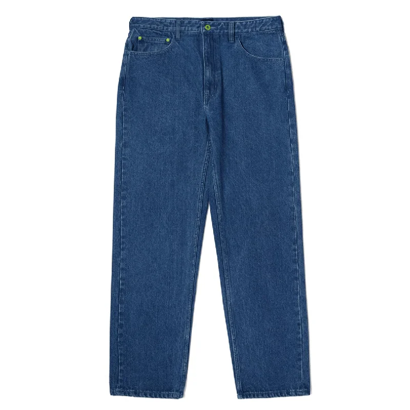 Discount Days Huf Original Denim Pants - Stone Wash Indigo