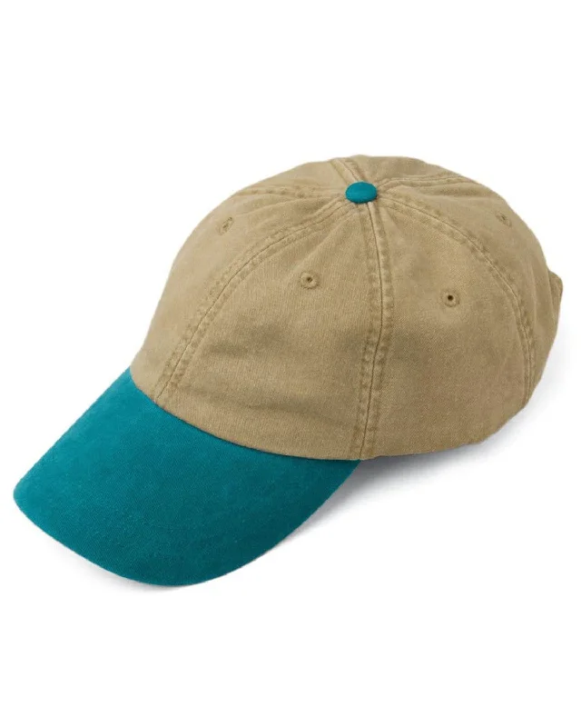 Weekend Offers That Excite Adams Low-Profile Washed Pigment-Dyed Cap | Khaki/ Teal
