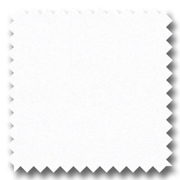 Lowest Price White Solid 140 2Ply Twill - Custom Dress Shirt