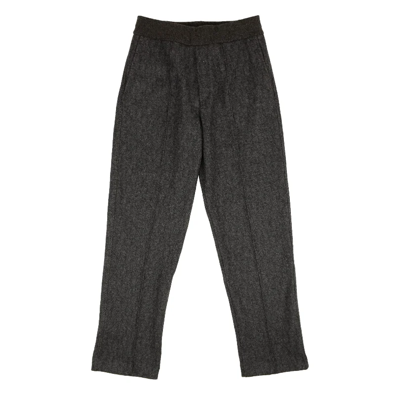 New Arrival Grey Wool and Cashmere Jersey Track Pants