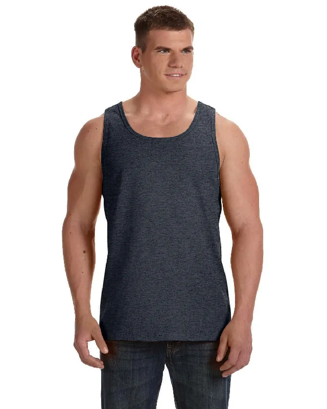 Epic Value Fruit of the Loom 100% Heavy Cotton HD Tank | Black Heather