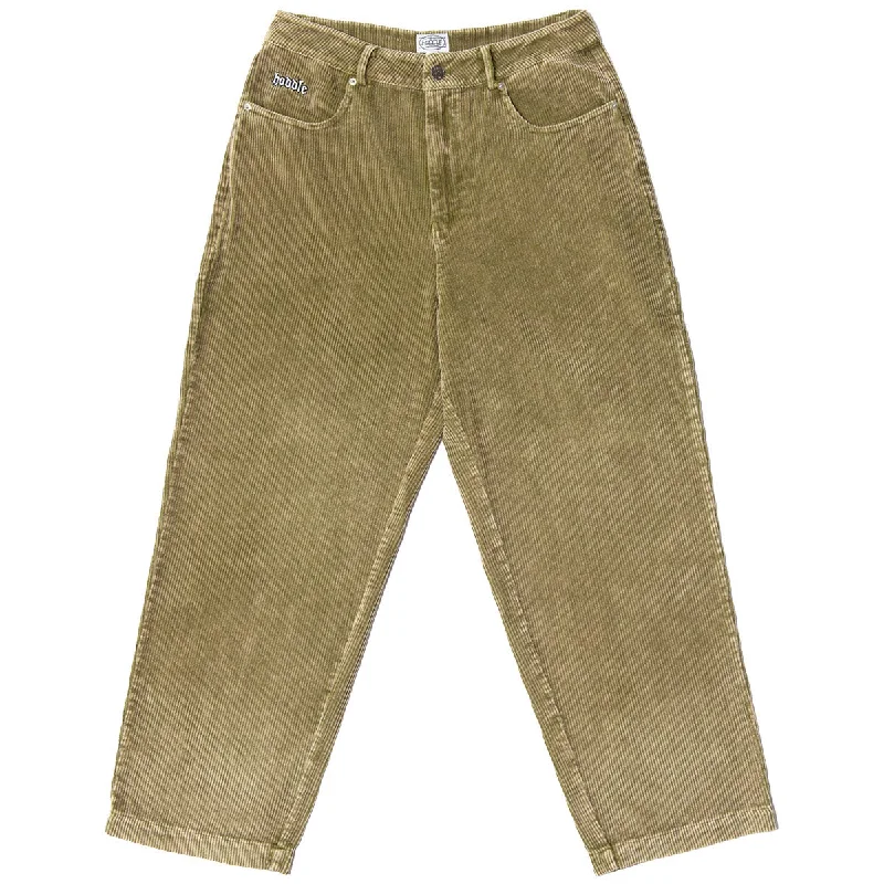 Price Slash Hoddle - Ranger Cord Pants Green Wash