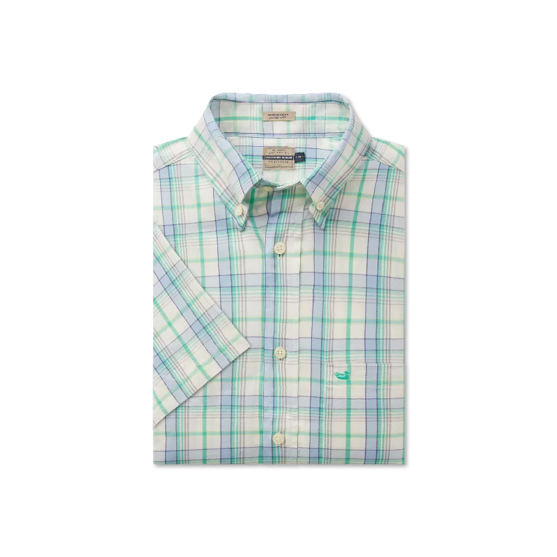 Blue and Mint Plaid
