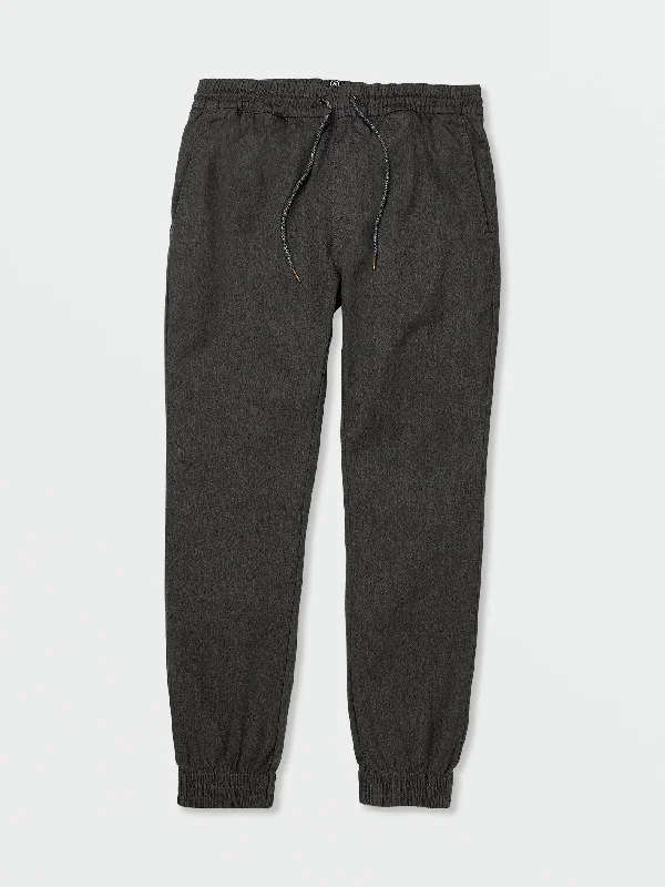 Deal Frenzy Frickin Slim Elastic Waist Joggers - Charcoal Heather