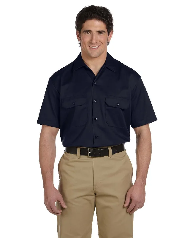 Price Blitz Dickies Short Sleeve Work Shirt | Dark Navy