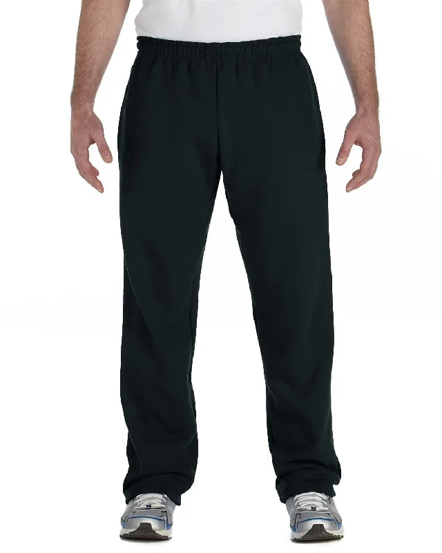 Special Buy Gildan Heavy Blend 50/50 Open-Bottom Sweatpants | Black