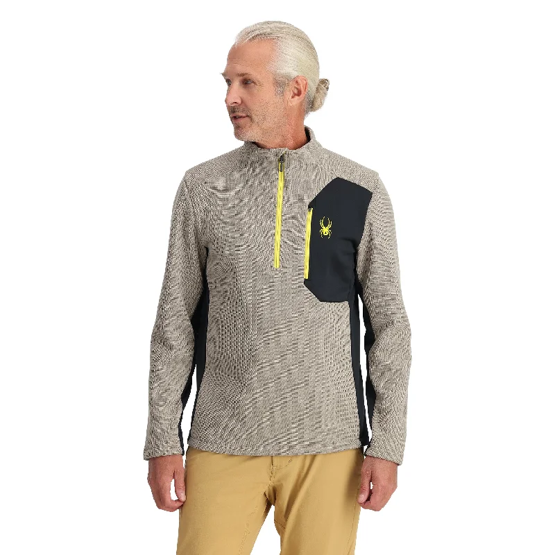 Price Cut Mens Bandit Half Zip - Concrete