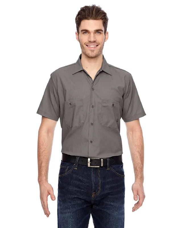 Final Markdown Dickies Industrial Short Sleeve Work Shirt | Graphite Grey