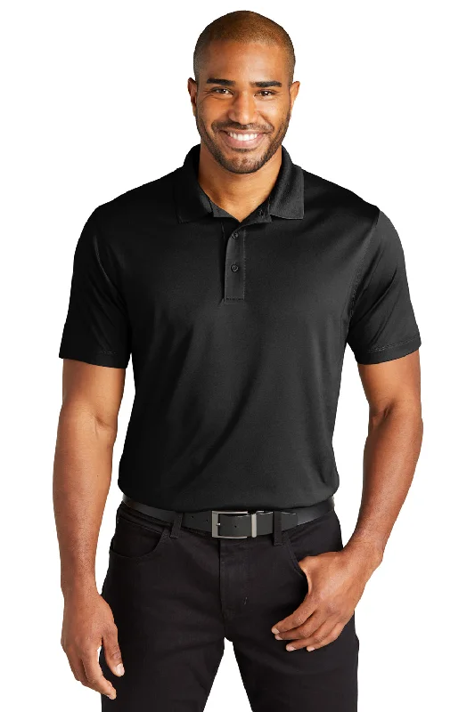 Unmissable Sale Port Authority Mens C-Free Performance Moisture Wicking Short Sleeve Polo Shirt - Deep Black Unmissable Sale Port Authority Mens C-Free Performance Moisture Wicking Short Sleeve Polo Shirt - Deep Black