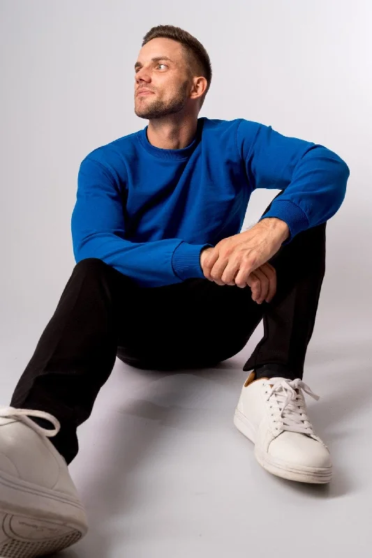 Fantastic Savings Basic Crewneck - Swedish Blue