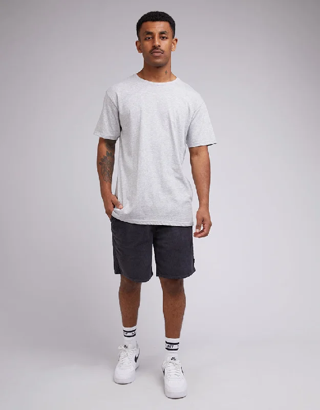 Final Sale Silent Theory Mens Cord Short Washed Black