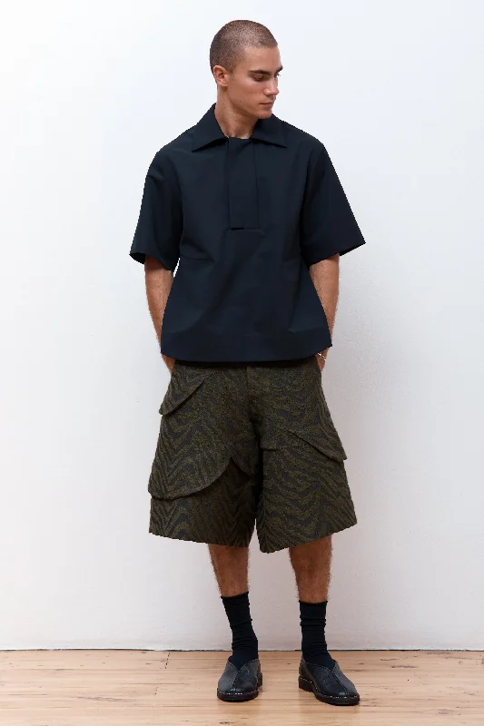 Major Savings Batura Short Pants Green Pattern